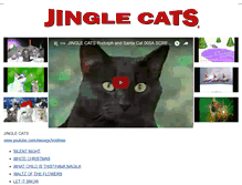 Tablet Screenshot of jinglecats.net